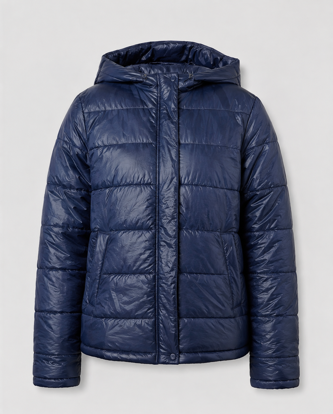 Alexis | Puffer Jacket with Hood and Quilted Panels