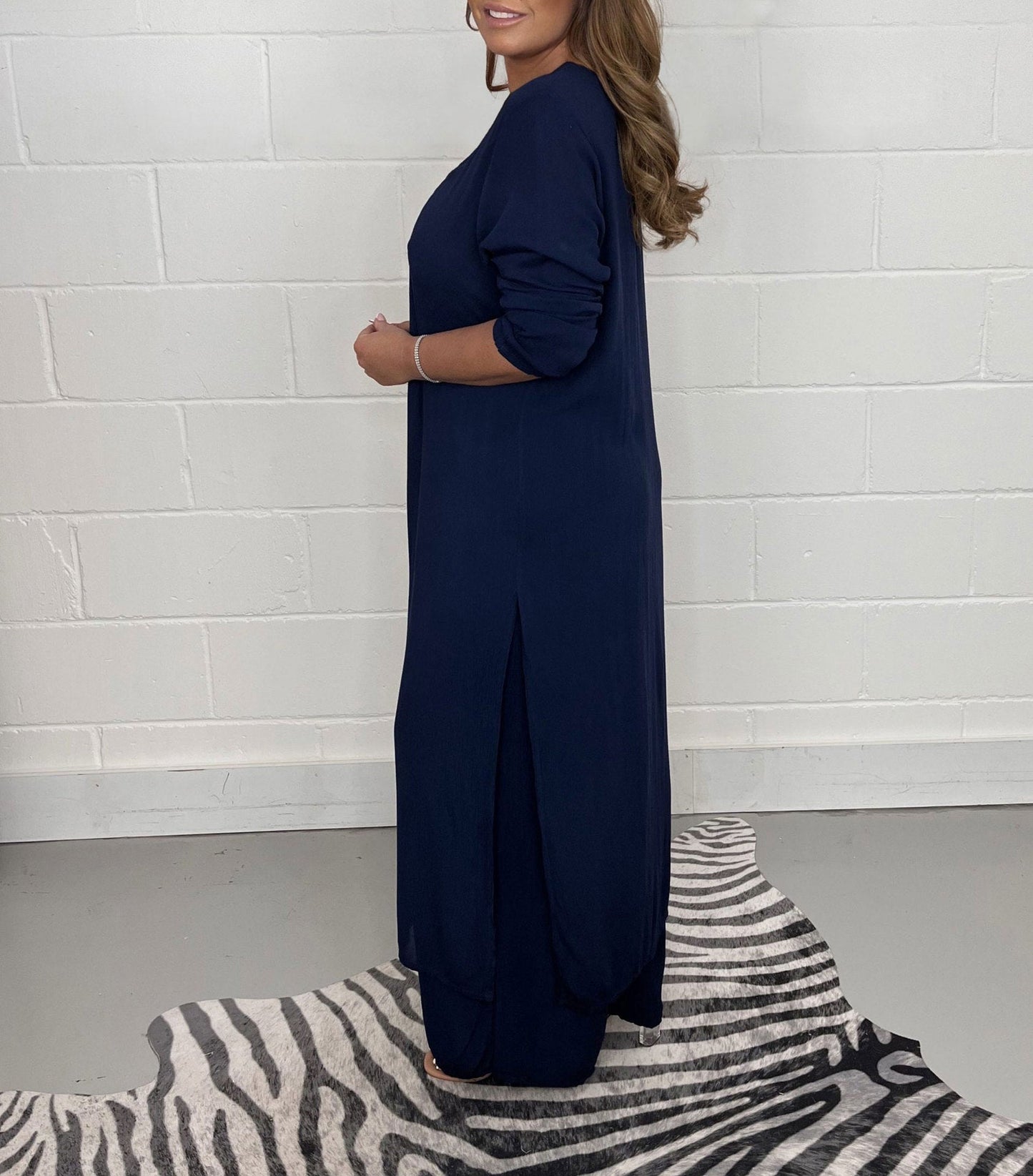 Alejandra | Two Piece V-Neck Longline Tunic Set