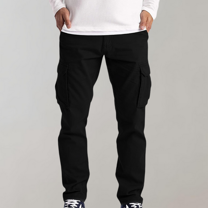 Hansjörg | Cargo Pants Straight Leg Side Pocket
