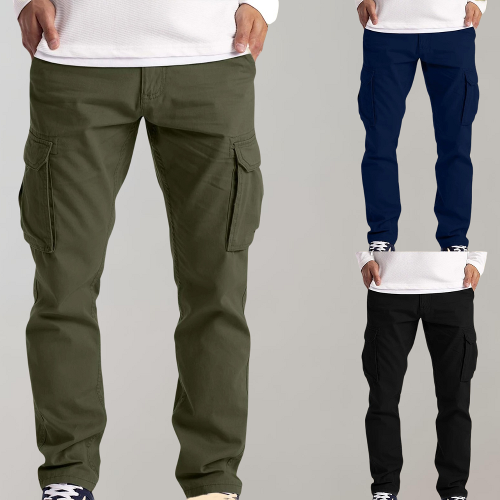 Jack | Cargo Pants With Flap Pockets and Tapered Legs
