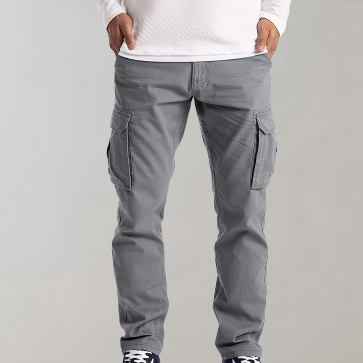 Hansjörg | Cargo Pants Straight Leg Side Pocket