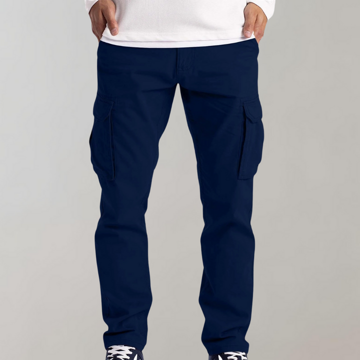 Hansjörg | Cargo Pants Straight Leg Side Pocket