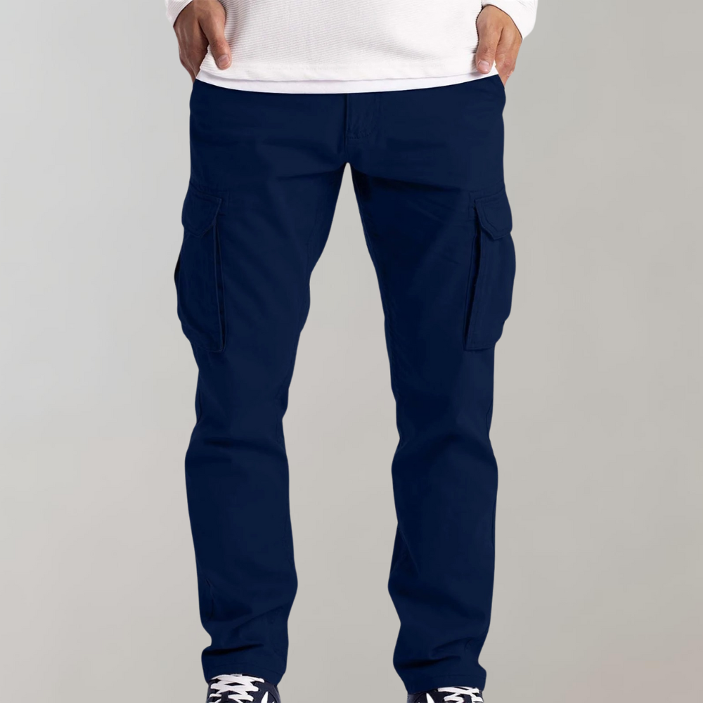 Jack | Cargo Pants With Flap Pockets and Tapered Legs