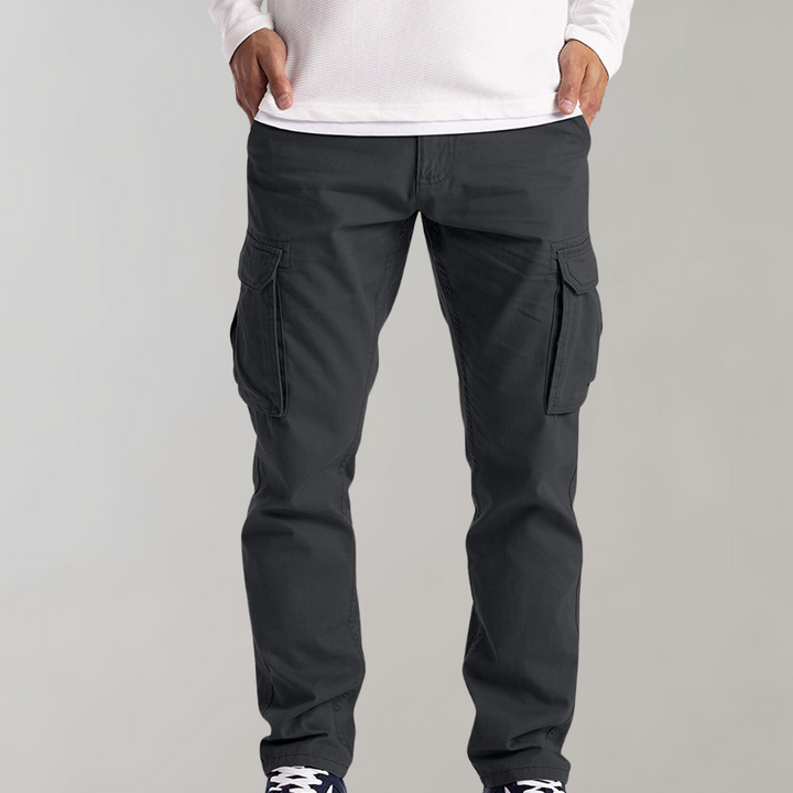 Hansjörg | Cargo Pants Straight Leg Side Pocket
