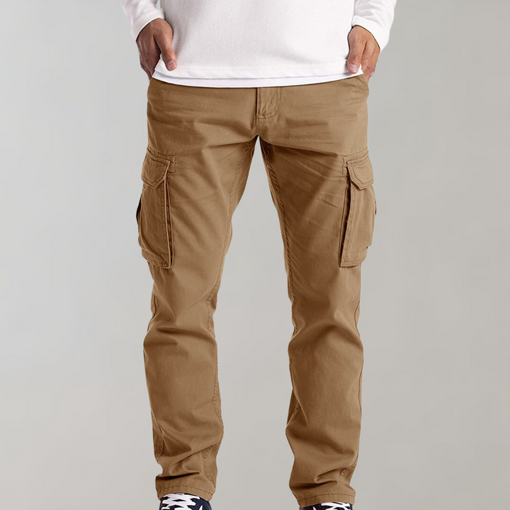Hansjörg | Cargo Pants Straight Leg Side Pocket