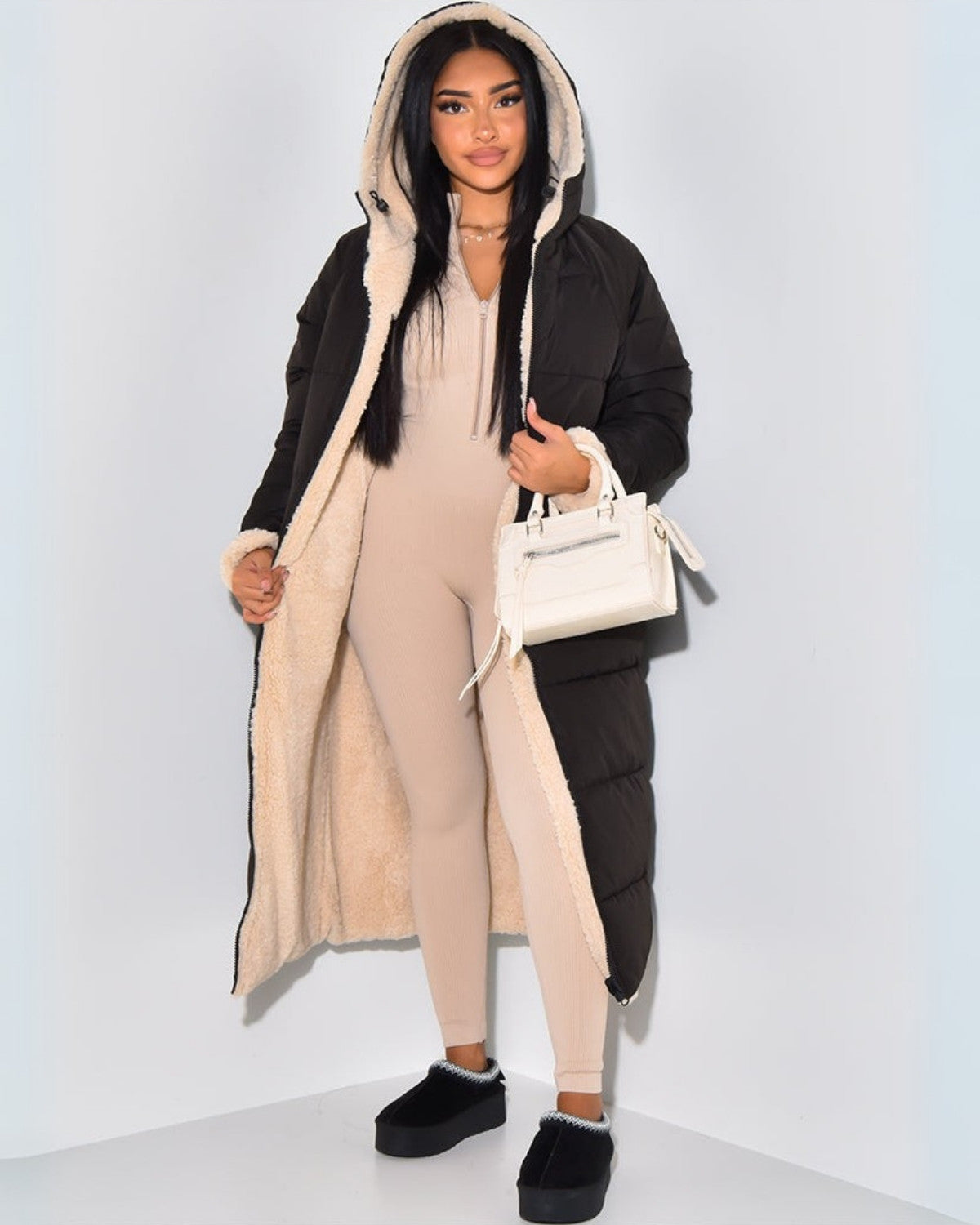 Rowena | Reversible Winter Coat with Hood
