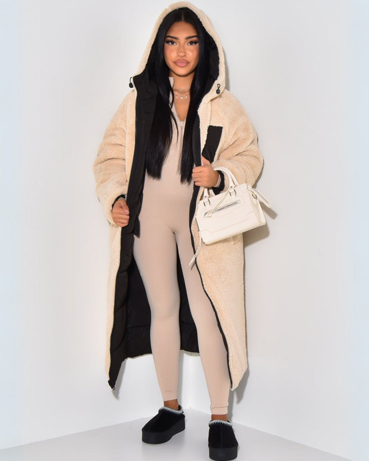 Rowena | Reversible Winter Coat with Hood
