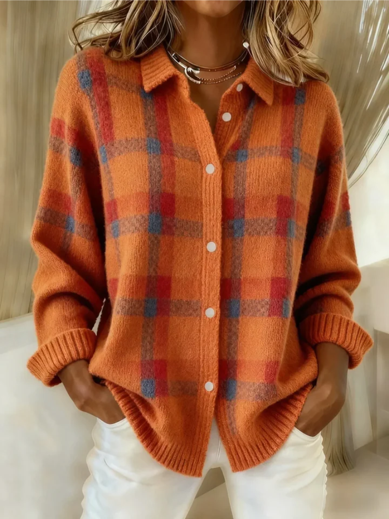 Petrolova | Plaid Flannel Button-Up Shirt