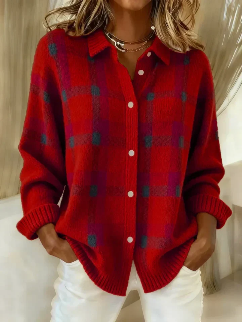 Petrolova | Plaid Flannel Button-Up Shirt