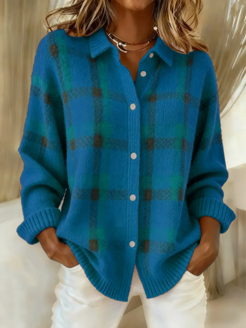 Petrolova | Plaid Flannel Button-Up Shirt