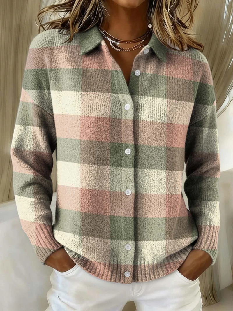Petrolova | Plaid Flannel Button-Up Shirt
