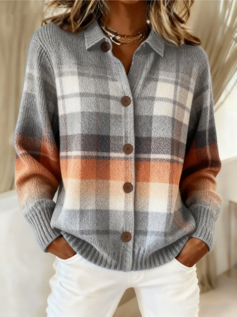 Petrolova | Plaid Flannel Button-Up Shirt