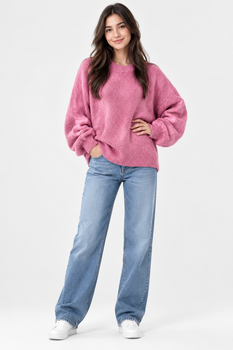 Erma | Sweater Long Sleeve Drop Shoulder Knit