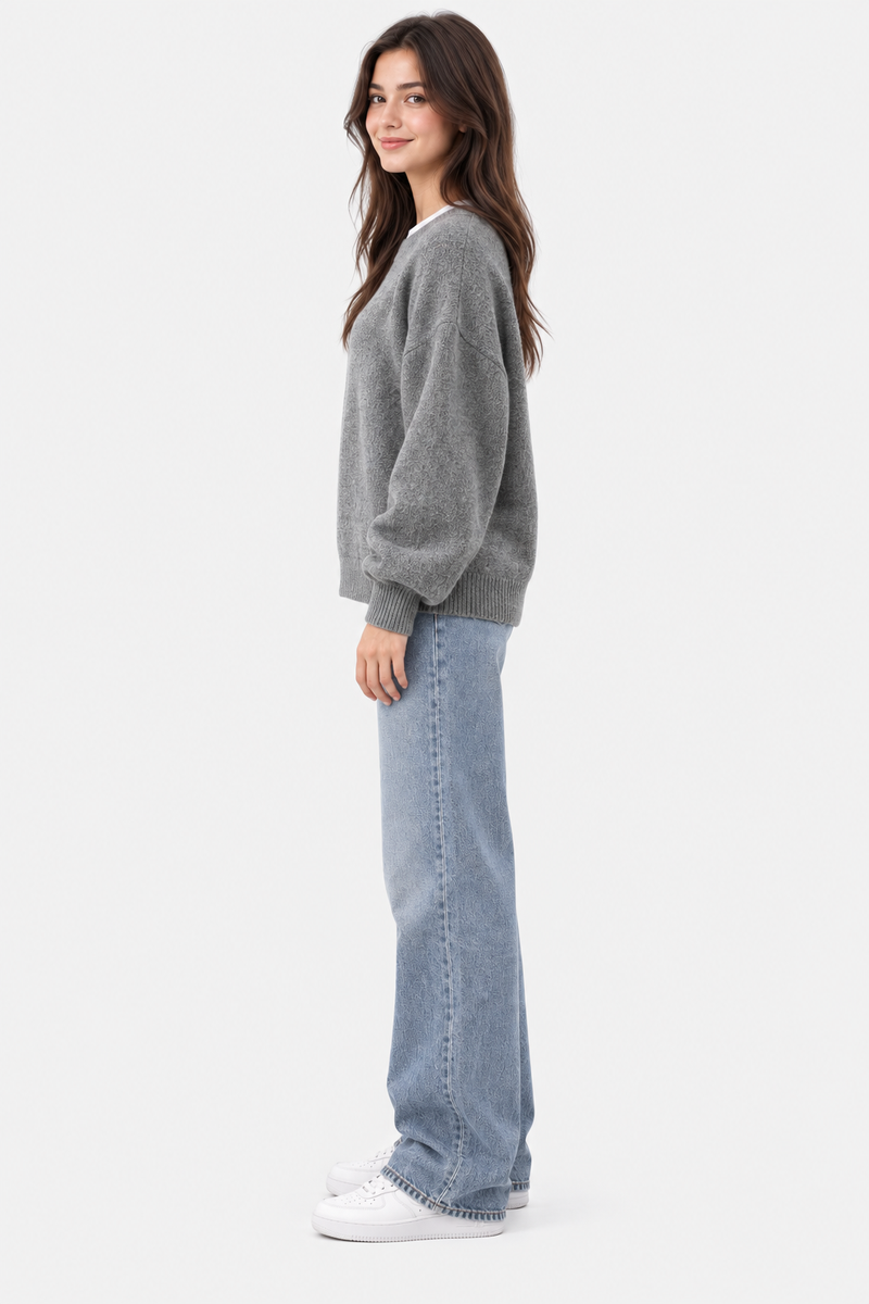 Erma | Sweater Long Sleeve Drop Shoulder Knit
