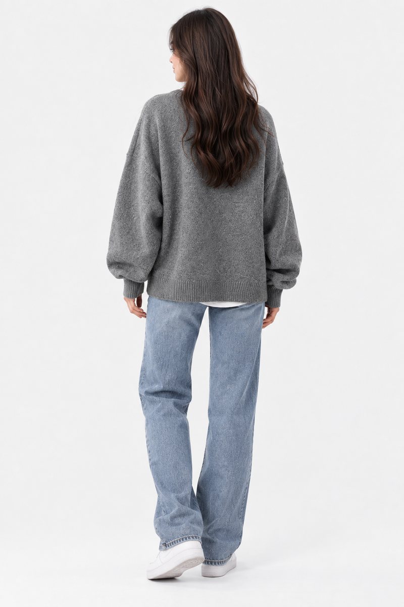Erma | Sweater Long Sleeve Drop Shoulder Knit