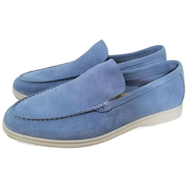 Marcel | Loafers Slip On Moc Toe Suede-Style