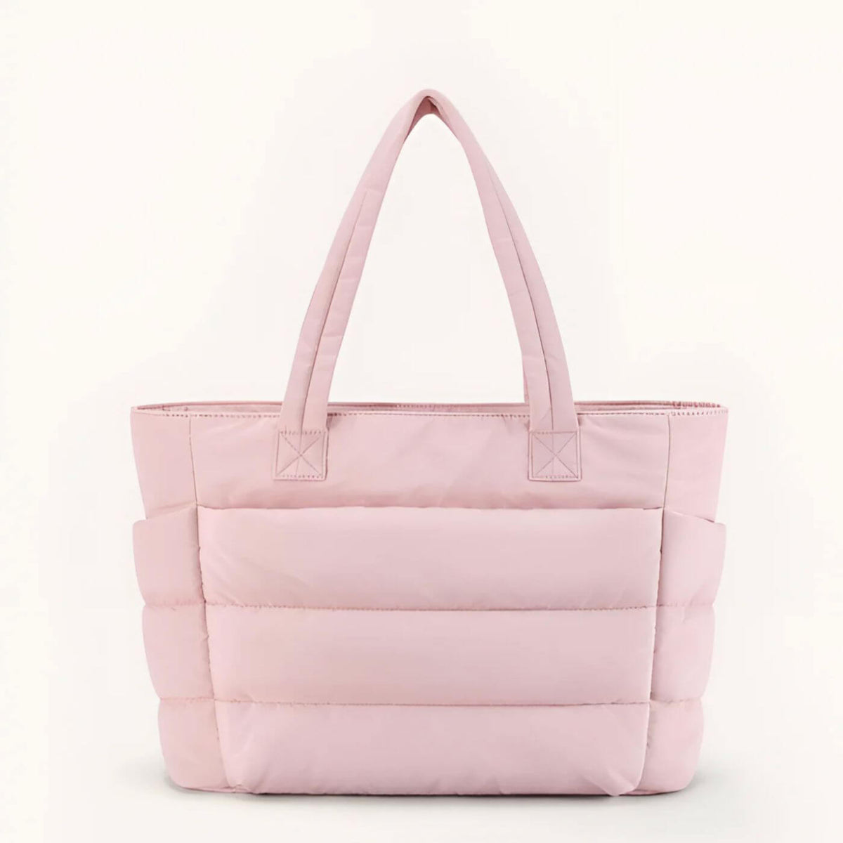 Ericka | Tote Bag With Quilting and Side Pockets