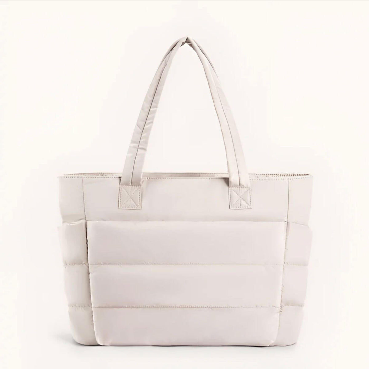 Ericka | Tote Bag With Quilting and Side Pockets