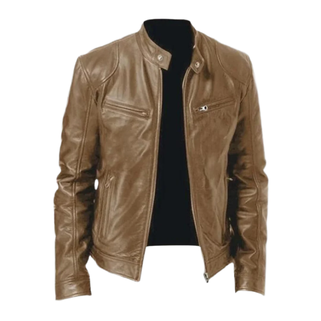 Bernice | Jacket With Stand Collar and Zippered Pockets