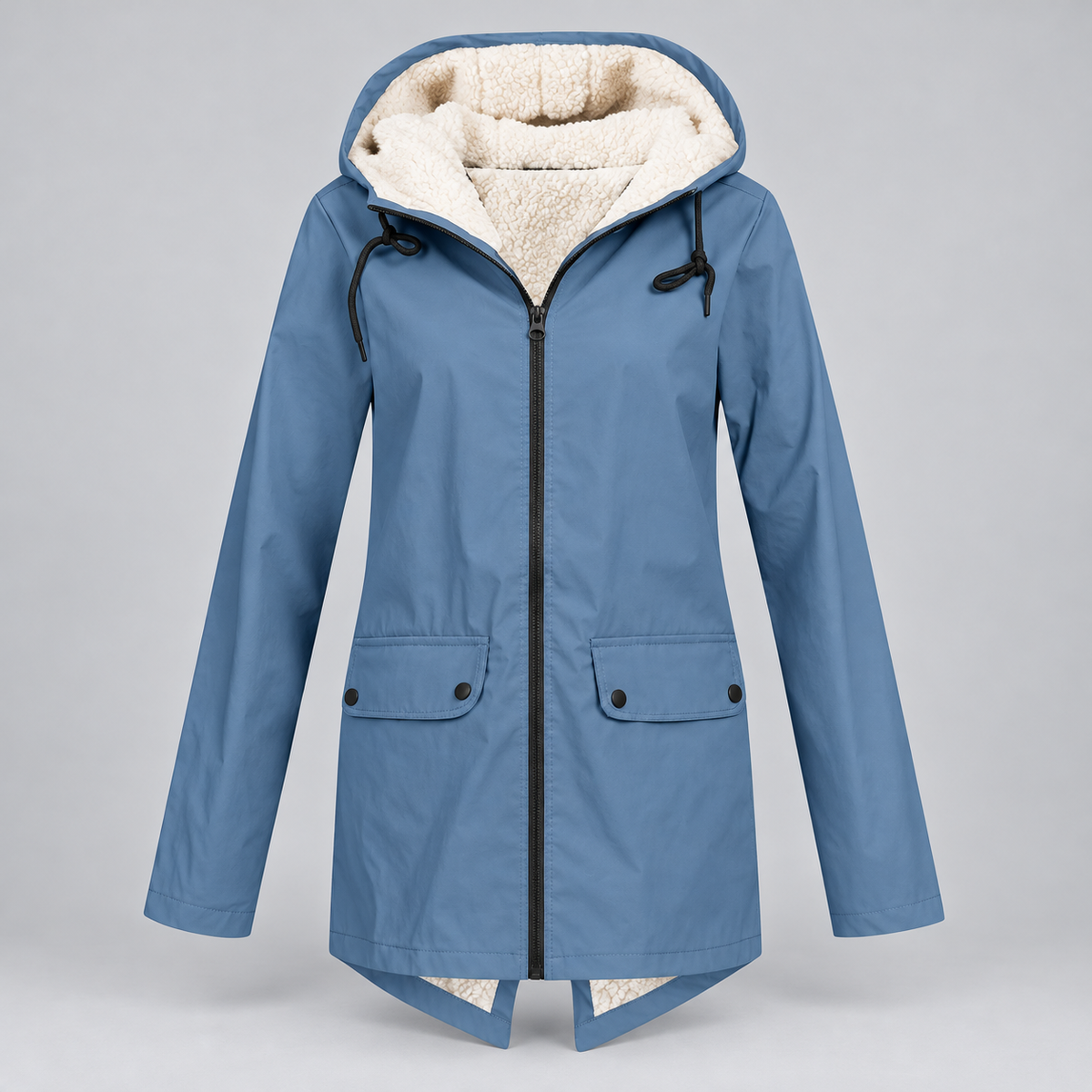 Fiorella | Jacket With Plush Lining and Drawstring Hood