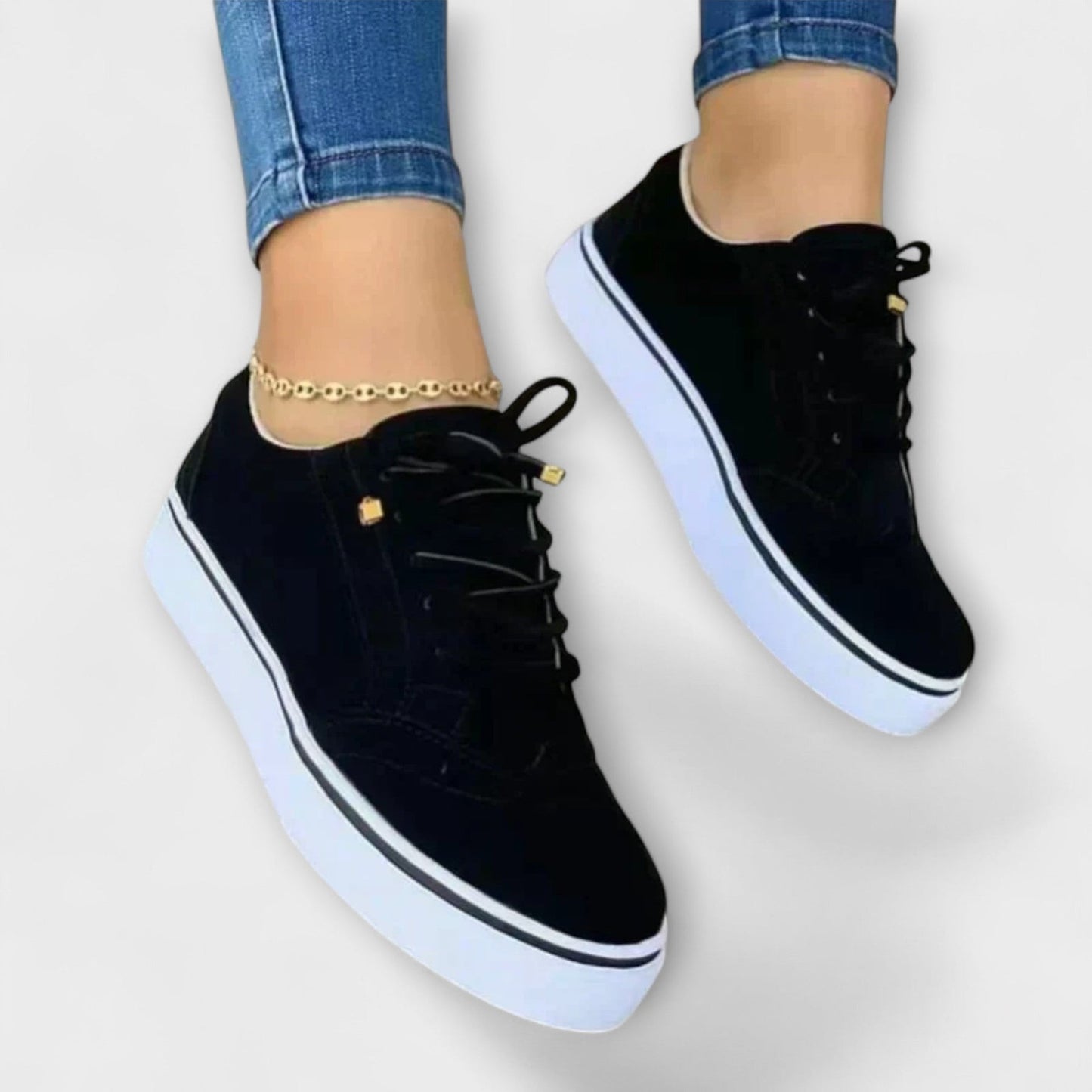 Michie | Platform Lace Up Brogue Sneakers