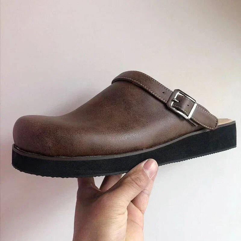 Eckhart | Slip On Clog Shoes Adjustable Strap