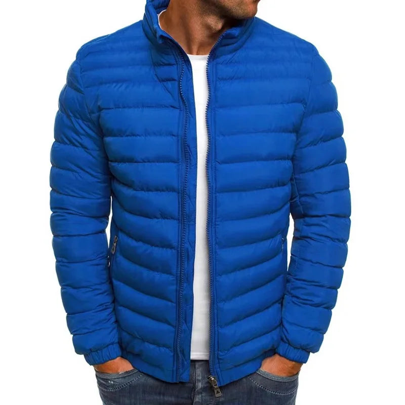 Aurelio | Quilted Stand Collar Zip Jacket