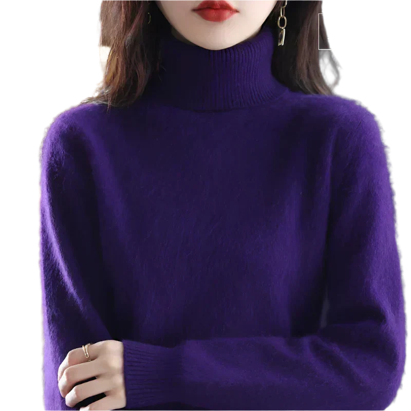 Terraflex | Cashmere Turtleneck Sweater with Textured Stitch
