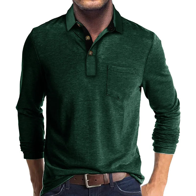 Wilfrido | Polo Shirt with Long Sleeves and Pocket