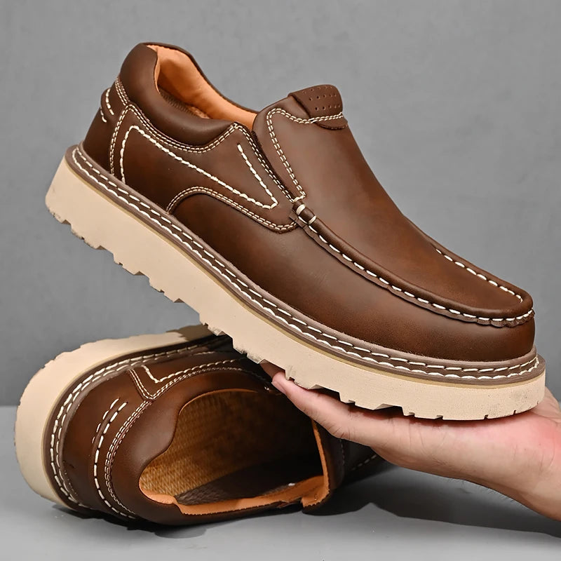 Hedwin | Slip On Moc Toe Casual Shoes