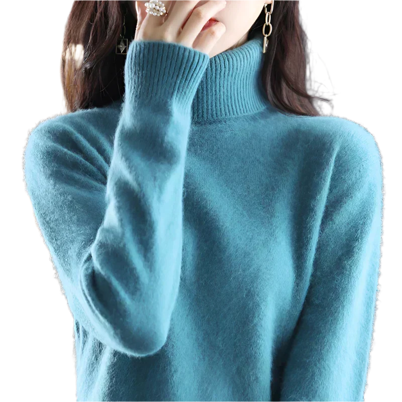 Terraflex | Cashmere Turtleneck Sweater with Textured Stitch