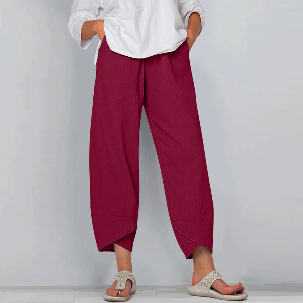 Matylda | Cropped Wide Leg Trousers