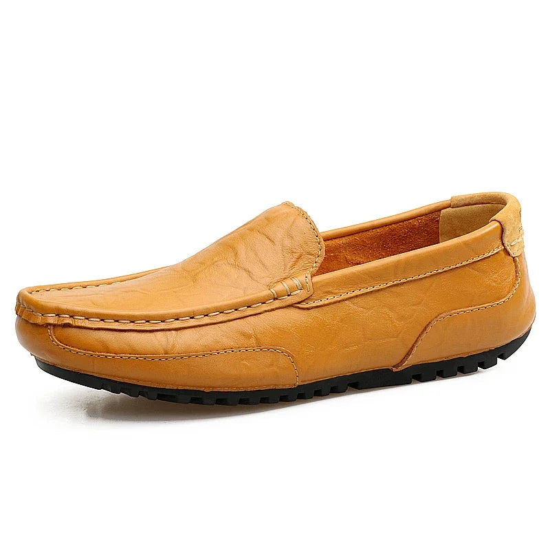 Aania | Leather Loafers With Perforated Pattern