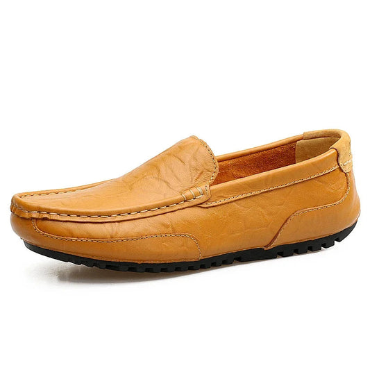 Aania | Leather Loafers With Perforated Pattern