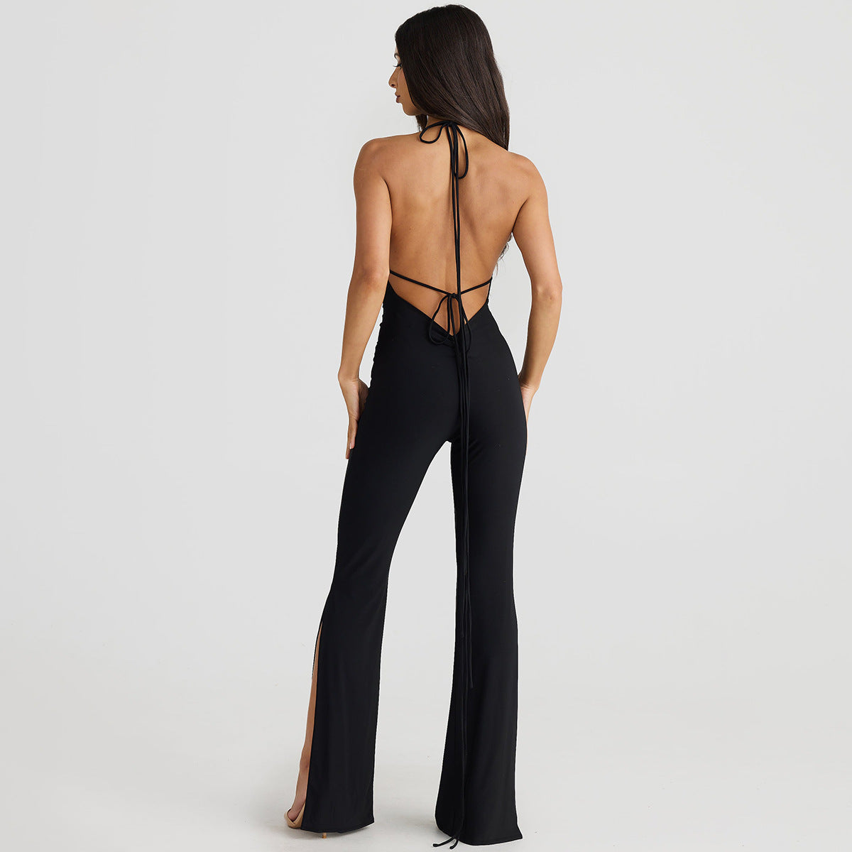 Tamina | Sleeveless Backless Wide-Leg Jumpsuit