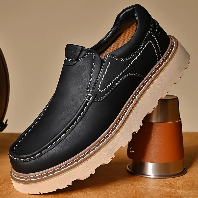 Hedwin | Slip On Moc Toe Casual Shoes