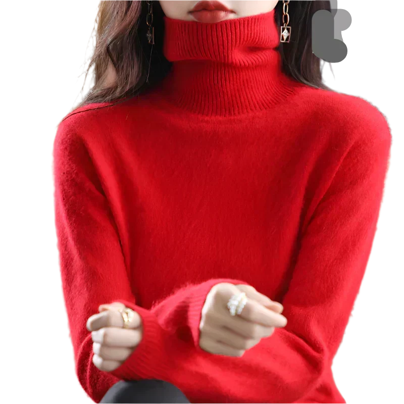 Terraflex | Cashmere Turtleneck Sweater with Textured Stitch