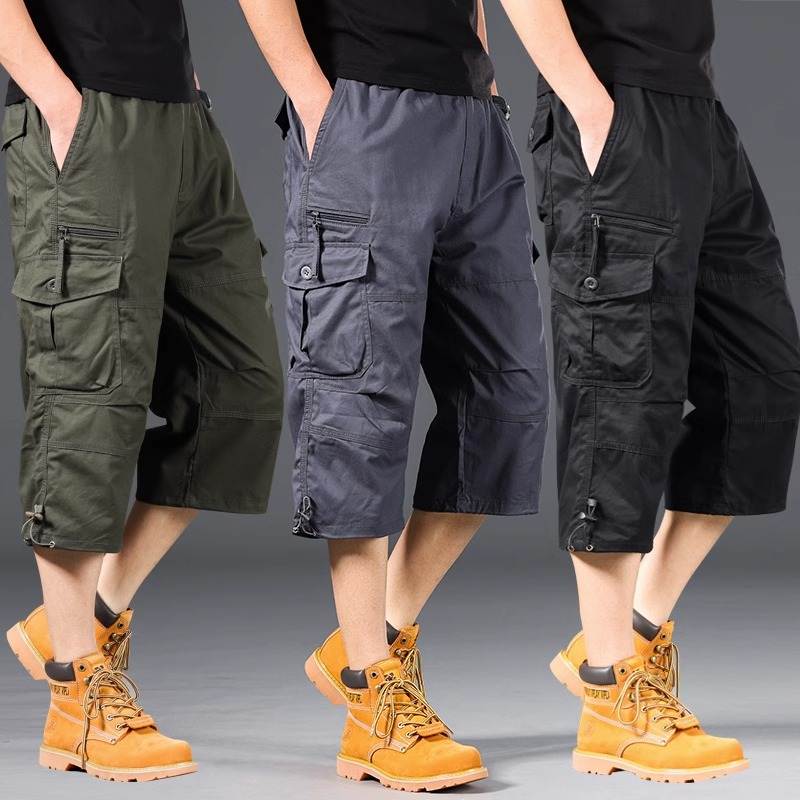 Esman | Cargo Three-Quarter Pocket Shorts
