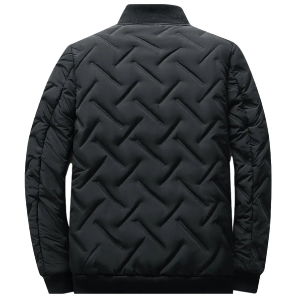 Niklaus | Stand Collar Quilted Zip Puffer Jacket