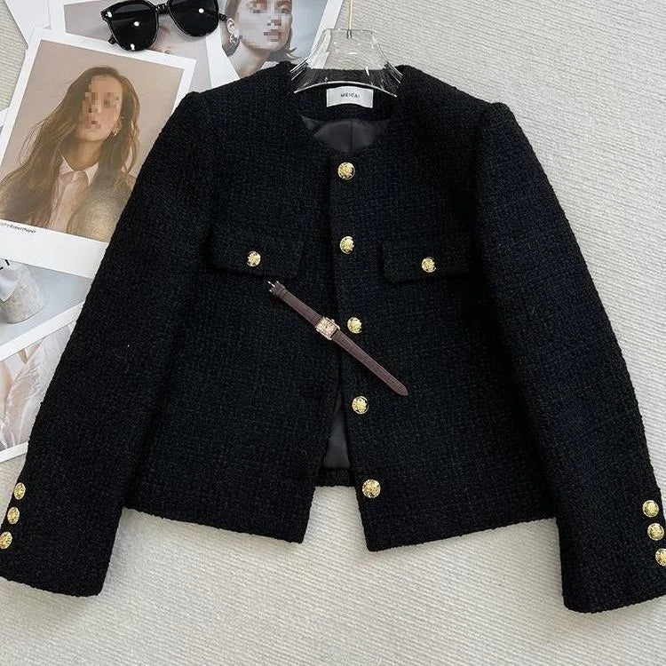 Radmieandra | Tweed Jacket with Gold Buttons