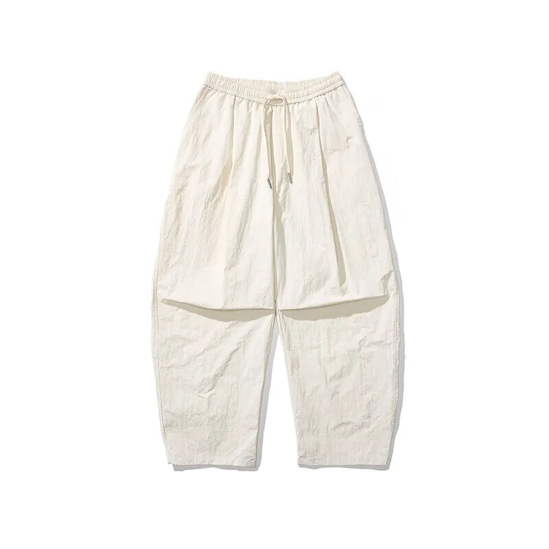 Kaio | Wide Leg Drawstring Urban Trousers