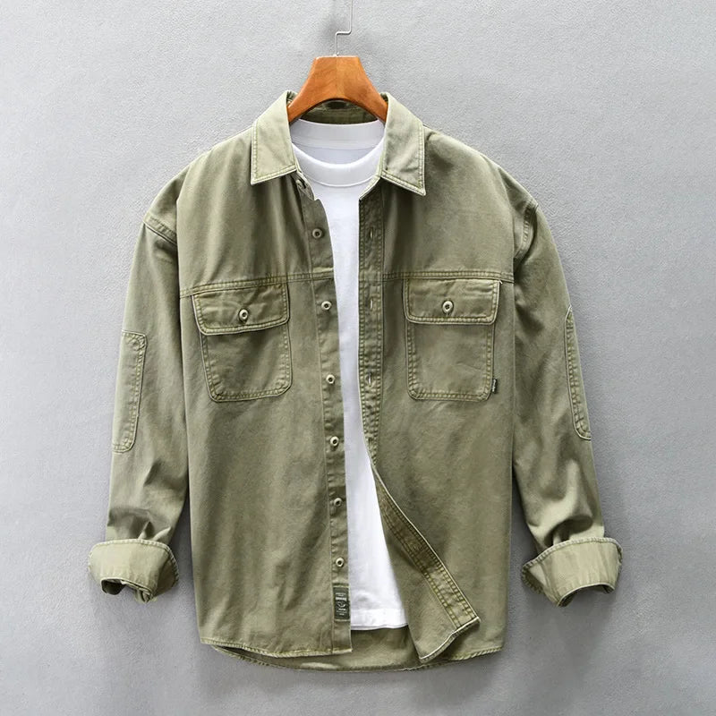 Cameron | Denim Jacket Long Sleeve Shirt