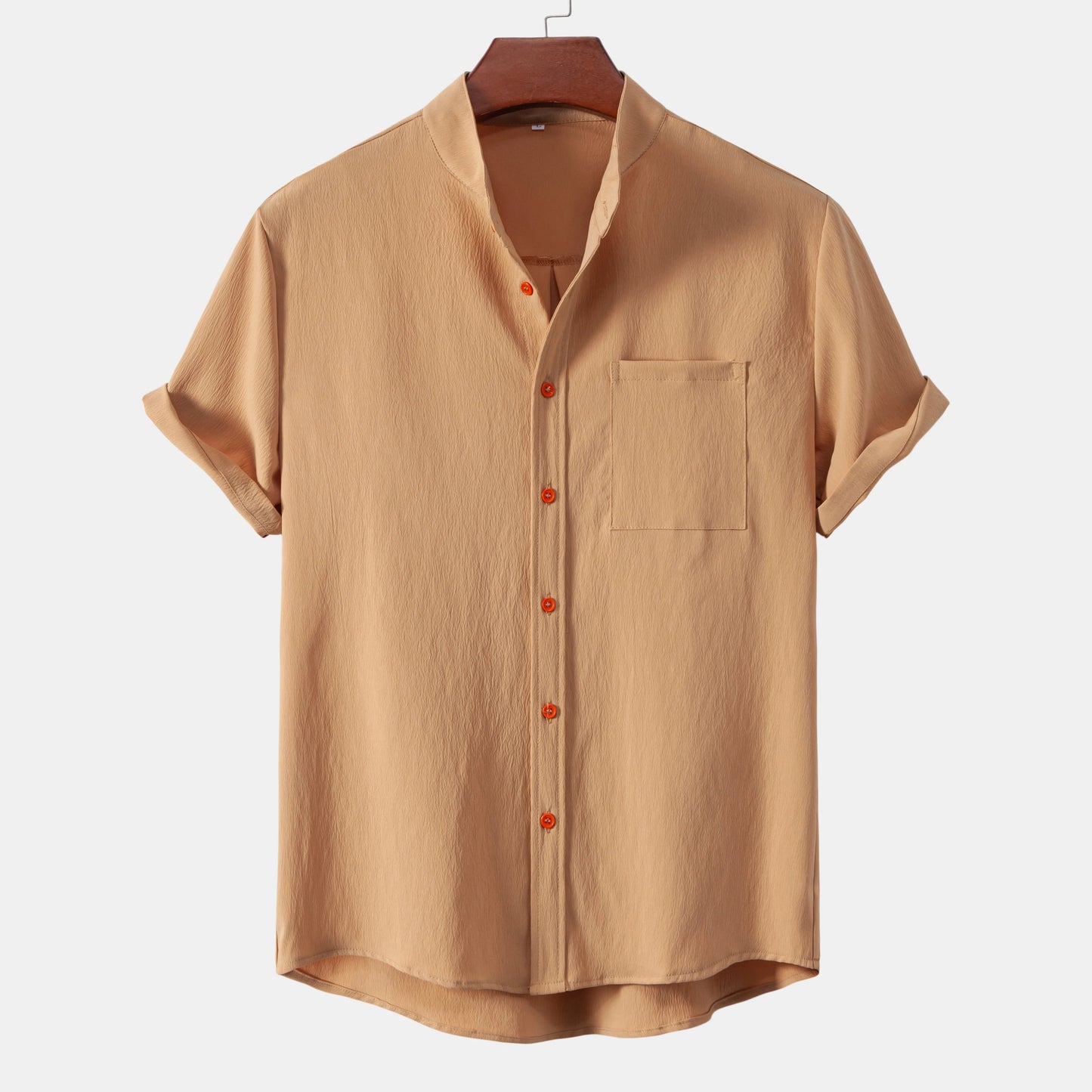 Madsen | Textured Short Sleeve Button Up Shirt