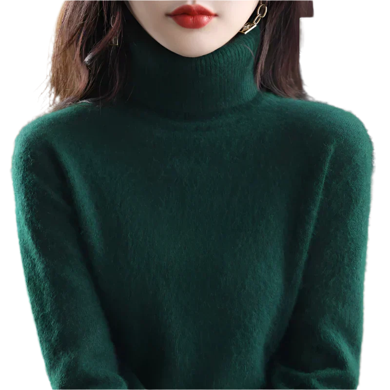 Terraflex | Cashmere Turtleneck Sweater with Textured Stitch