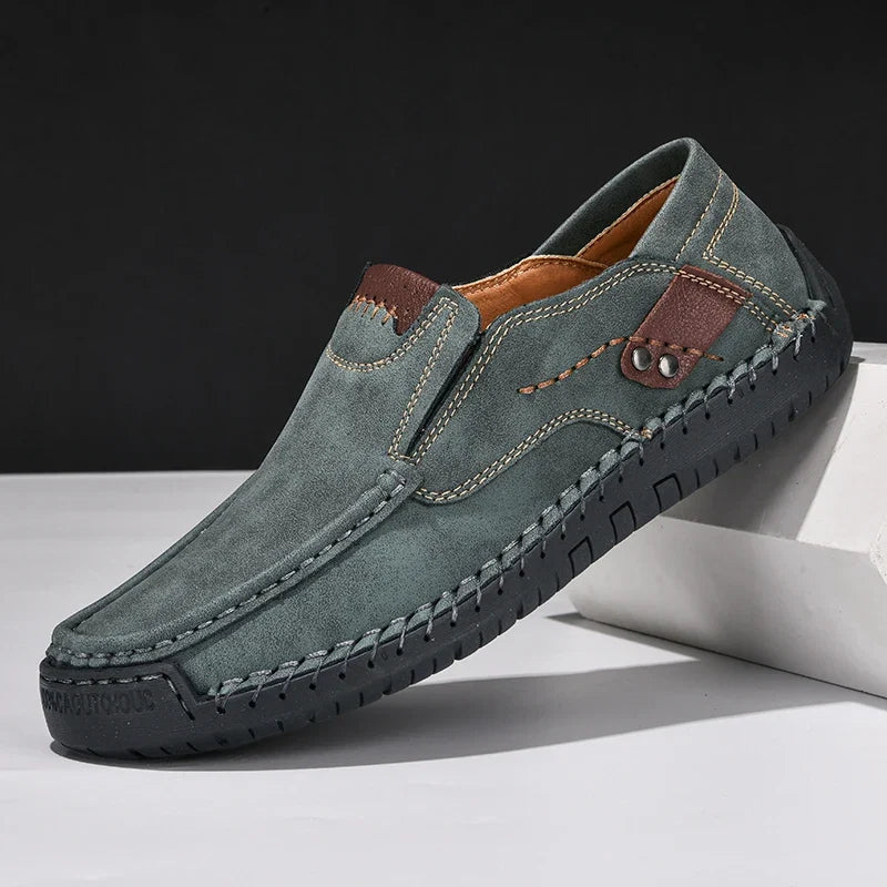 Gia | Slip On Shoes with Contrast Panels
