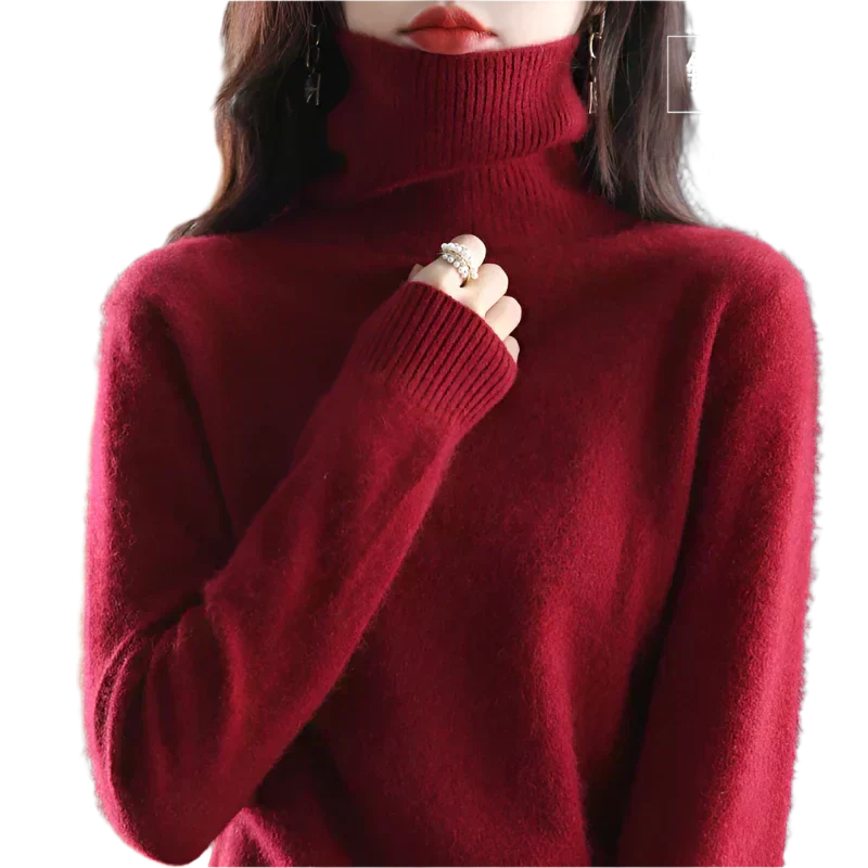 Terraflex | Cashmere Turtleneck Sweater with Textured Stitch