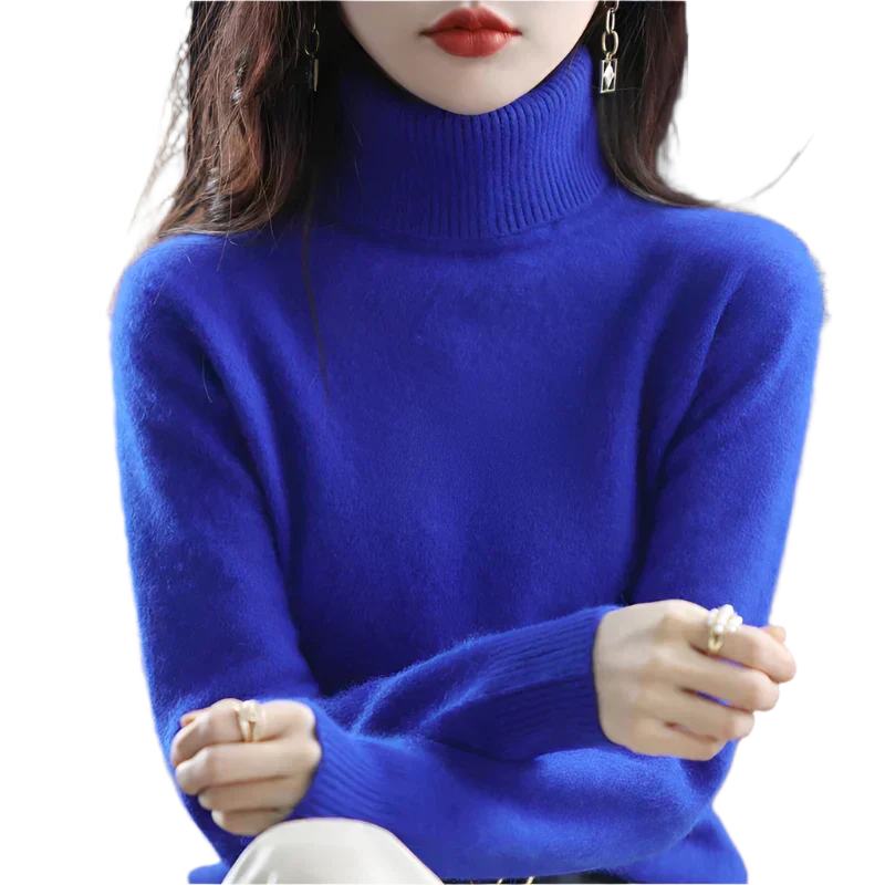 Terraflex | Cashmere Turtleneck Sweater with Textured Stitch