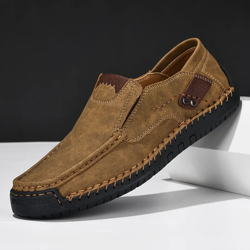 Gia | Slip On Shoes with Contrast Panels