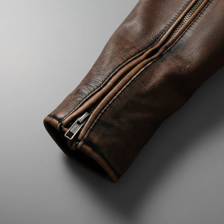 Samer | Structured Moto Zip Jacket