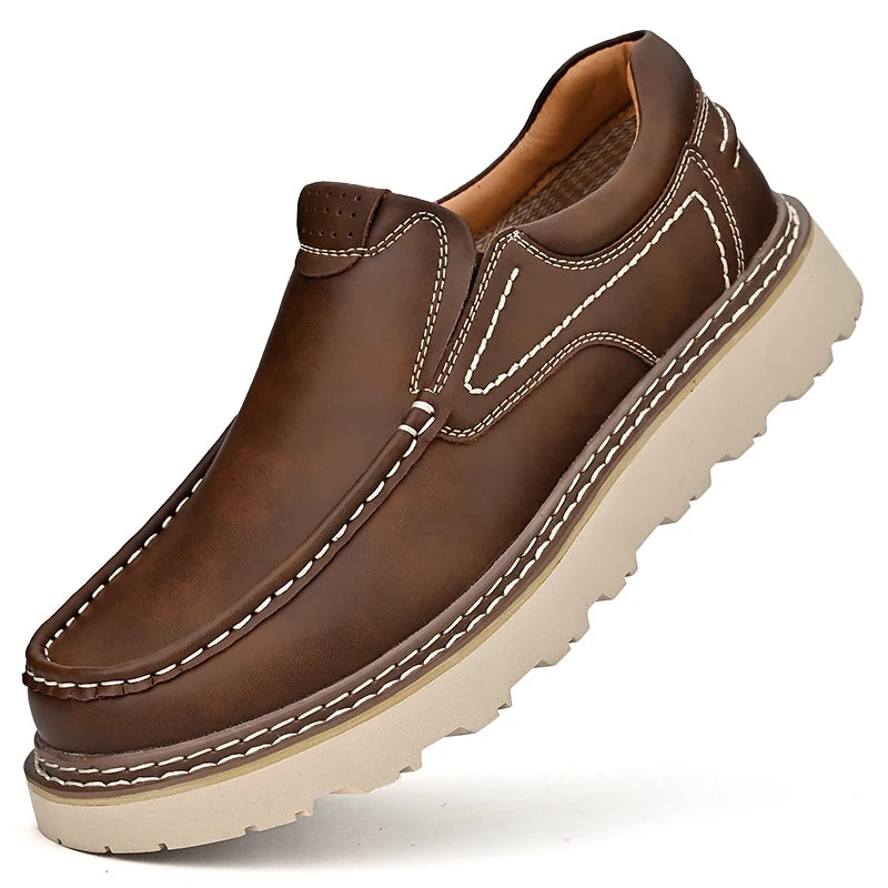 Hedwin | Slip On Moc Toe Casual Shoes